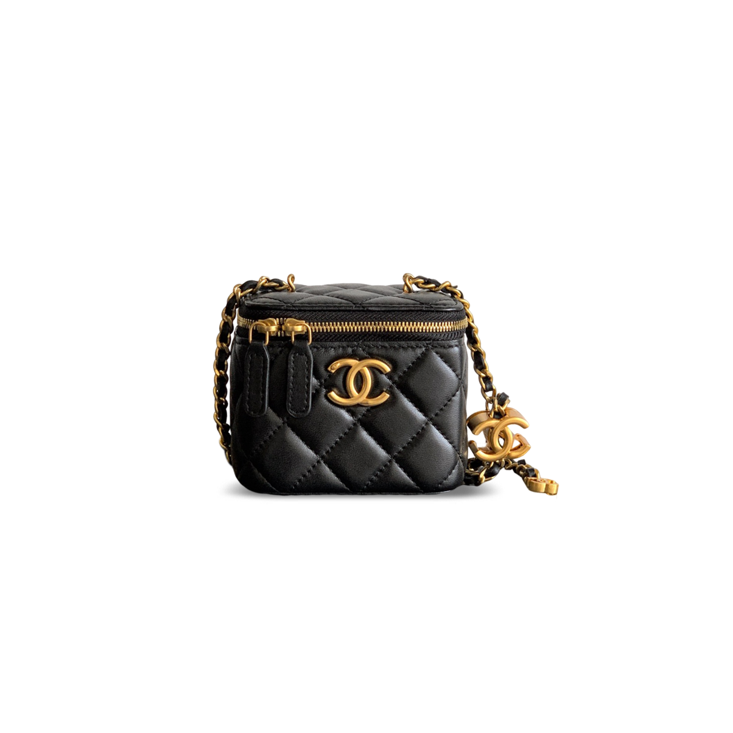 CHANEL 25B MINI VANITY CASE LAMBSKIN (11*8.5*7cm)